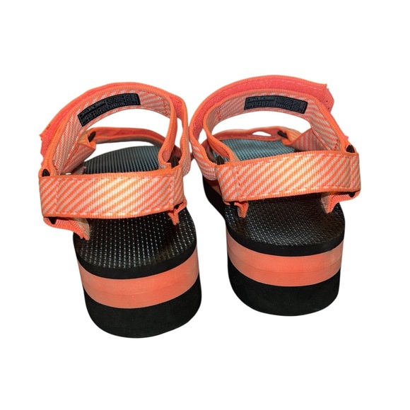 Teva coral candy striped Sandals - Picture 3 of 6